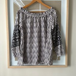 off the  shoulder blouse